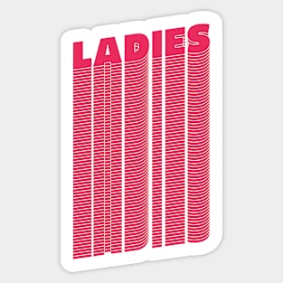 Ladies Sticker